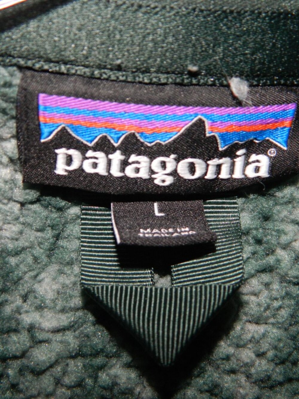 Patagonia Better Sweater Pullover Green Pine Northern Fleece Rare Sz L - Picture 3 of 5